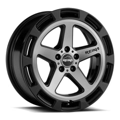 Reika R20 Teton wheel in Gloss Black Machine Face