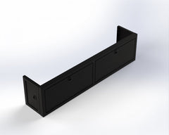 Van Wife Components 12" Wheel Well Cover – Powder Coated Aluminum Van Storage System