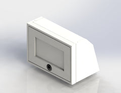 Van Wife Components 21" Upper Cabinet – Angled Powder Coated Aluminum Van Cabinet