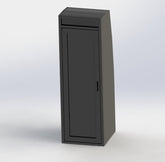 Van Wife Components 24" Aluminum Shower Stall – Powder Coated Overland Van Shower