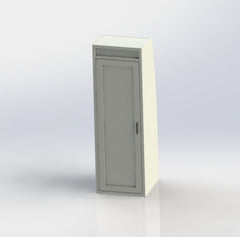 Van Wife Components 24" Aluminum Shower Stall – Powder Coated Overland Van Shower
