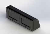 Van Wife Components 42" Upper Cabinet – Angled Powder Coated Aluminum Van Cabinet