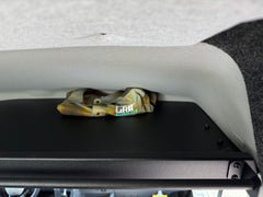 Van Wife Components Ford Transit Headliner Shelf with Curtain Rod – Powder Coated Aluminum