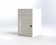 Van Wife Components 24" Sink Base Cabinet – Powder Coated Aluminum Van Cabinet