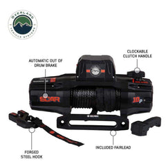 SCAR 10S - 10,000 lbs. Rated Synthetic Rope Winch