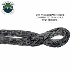 Soft Shackle With Collar - 22" long 7/16" thick 41,000 lb. With Storage Bag eyelet