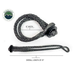 Soft Shackle With Collar - 22" long 7/16" thick 41,000 lb. With Storage Bag dimensions
