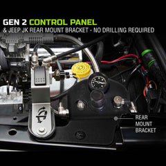 4 Tire Inflation System - Jeep Wrangler JK & JKU Engine Bay Mount Driver Side Rear