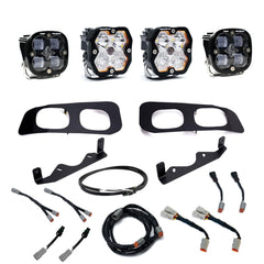Squadron 2.0 Sport/Squadron Sae Dual Fog Pocket Light Kit Ford 2023-26 F-250/350 Super Duty Clear