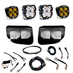 Squadron 2.0 Sport/Squadron Sae Dual Fog Pocket Light Kit Ford 2020-22 F-250/350 Super Duty Baja Amber