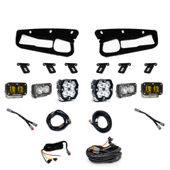 Squadron 2.0 Sport/S2 Sport/S2 Sae Sportman Fog Pocket Light Kit Ford 2021-27 Bronco 2022-24 Bronco Raptor w/ Steel Bumper Baja Amber