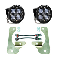 Jeep JL Fog Light Squadron-R 18-Pres Wrangler JL Rubicon Fog Pocket Kit Baja Designs