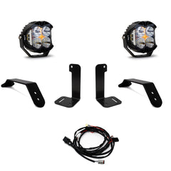 Jeep JL/JT Dual LP4 Auxiliary Light Kit