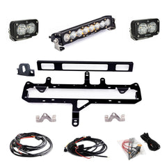 Toyota S8 10 inch Light Bar S2 Pro Grille Conversion Light Kit 2024-On Toyota Tacoma Clear
