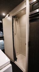 Van Wife Components 33" Aluminum Shower Stall – Powder Coated Overland Van Shower