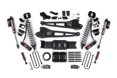 BDS 4 Inch Lift Kit FOX 2.5 Performance Elite Coilover Conversion Radius Arm for Ram 3500 Diesel 4WD (2019–2024)