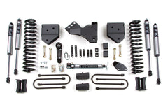 BDS Suspension 4 Inch Lift Kit Ford F250 F350 Super Duty 4WD Gas (2005–2007)