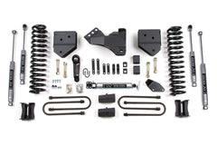 BDS Suspension 4 Inch Lift Kit Ford F250 F350 Super Duty 4WD Gas (2005–2007)