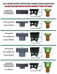 Van Compass High Performance Rear Bump Stop System for Mercedes Sprinter AWD & 4x4 2500 (2015-Up)