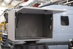 Van Wife Components 34.5" Ekko Upper Cabinet – Driver’s Side Powder Coated Aluminum