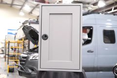Van Wife Components 16" One Door Ekko Cabinet – Right of Microwave (Powder Coated Aluminum)
