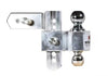 CSI 8 in. Adjustable Aluminum Ball Mount - 2.5 in. Shank