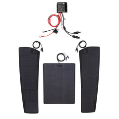 Dodge Ram 1500 4th Gen (2009-2018) Lensun 130W Hood Flexible Solar Panel