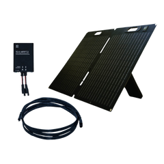 Expion360 120W Portable Solar Power Bundle – Panel, 10A Controller & SAE Cable