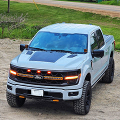 Ford-F-150-Tremor-Lensun-100W-Hood-Solar-Panel-1