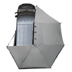 HD Nomadic 270 Passenger Side Awning with Bracket Kit for Mid - High Roofline Vans Top