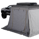 HD Nomadic 270 LTE Awning Walls - Dark Grey with Green Trim Wall 1 Driver