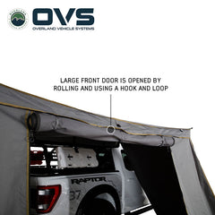 HD Nomadic 270 LT Awning Wall Kits - Dark Grey Fabric Roll Up