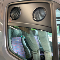 EcoFlow Wave 2 & 3 Window Vent for Vans – ABS Window Vent with Bug Mesh (Sprinter, Transit, ProMaster)