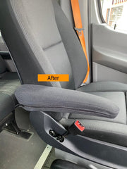 Mercedes Sprinter 907 Armrest Covers – Neoprene Protective Covers for Factory Seats (2019–2024+)