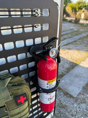 GripTurf RV Fire Extinguisher Holder – Rattle-Free MOLLE & Cab Mount