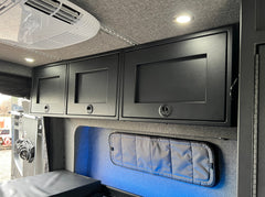 Van Wife Components 21" Upper Cabinet – Angled Powder Coated Aluminum Van Cabinet