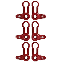 L-SHAPED ROOF LOCKS - JL/JT JEEP (Set of 6) RED