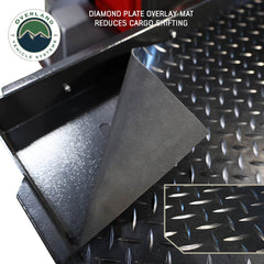 Cargo Storage Rack with Shelf and Sliding Extension Mat
