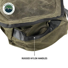 Large Duffle With Handle And Straps - #16 Waxed Canvas Handle