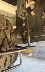 Oversized Spare Tire Basket for Mercedes Sprinter 3500 Cab & Chassis