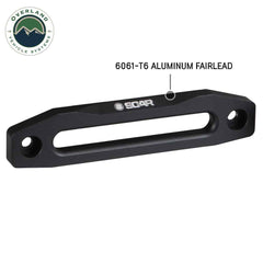 Recovery Winch Aluminum Fairlead Black Powder Coat w/ Clear Finish