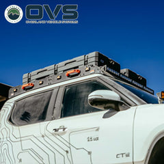 Ruff Rax 2022-2026 Rivian R1S Roof Rack Low Angle