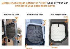 VanMade Gear Sprinter 2019+ Rear Door Shades (Set) *MADE TO ORDER*