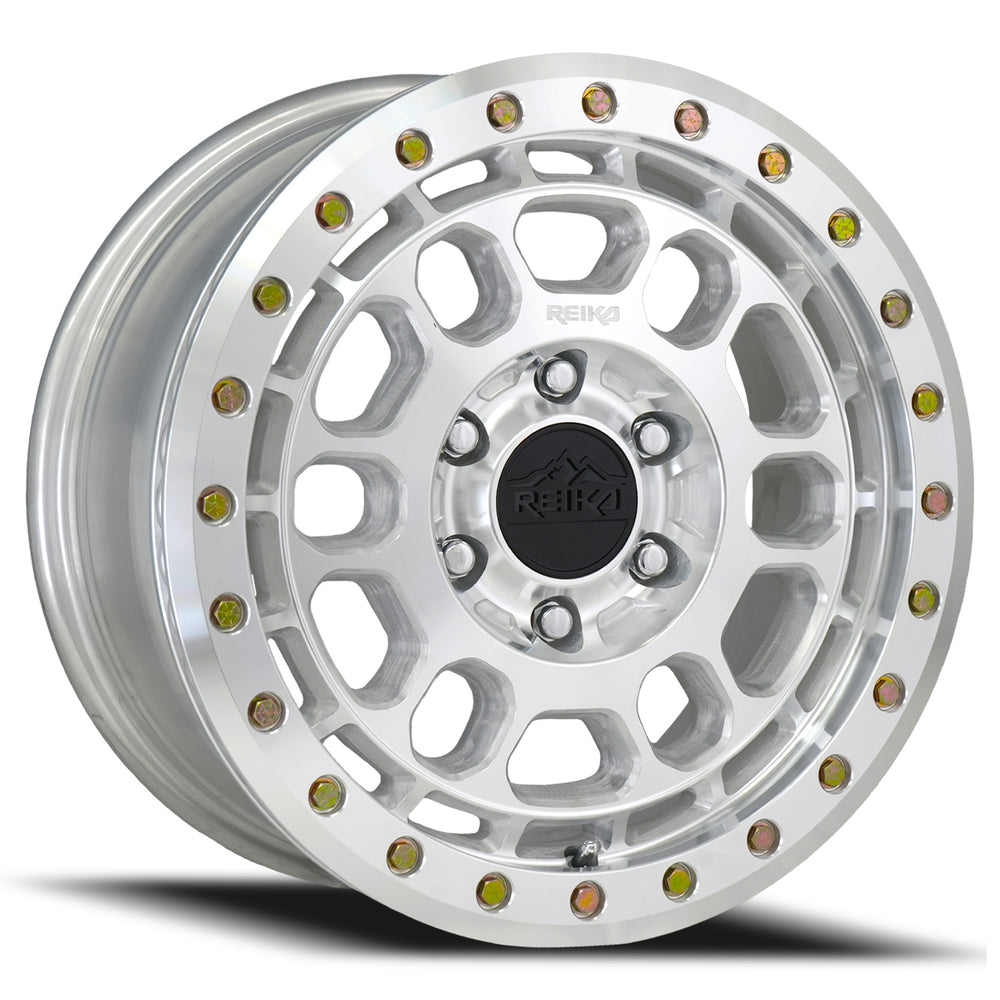 Reika R35 Rambler Beadlock wheel in Machined
