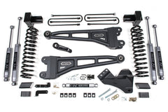 5 Inch Lift Kit w/ Radius Arm | Ford F250/F350 Super Duty (23-26) 4WD | Diesel - 5 Inch Block Kit Without Overload / NX2 Nitro Series