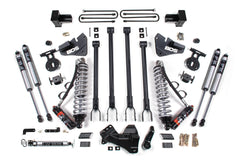 4 Inch Lift Kit w/ 4-Link | FOX 2.5 Performance Elite Coil-Over Conversion | Ford F350 Super Duty DRW (17-19) 4WD | Diesel - FOX 2.5 Performance Elite