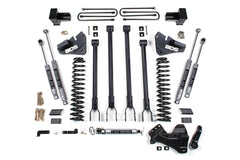 4 Inch Lift Kit w/ 4-Link | Ford F350 Super Duty DRW (17-19) 4WD | Gas - FOX 2.5 Performance Elite