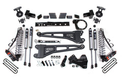 6 Inch Lift Kit w/ Radius Arm | FOX 2.5 Performance Elite Coil-Over Conversion | Ford F250/F350 Super Duty (17-19) 4WD | Diesel - 5 Inch Block with 2 Leaf Main / FOX 2.5 Performance Elite