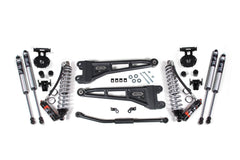 2.5 Inch Lift Kit w/ Radius Arm | FOX 2.5 Performance Elite Coilover Conversion | Ford F250/F350 Super Duty (11-16) 4WD | Diesel - 5 Inch Block Kit