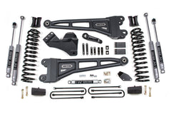 4 Inch Lift Kit w/ Radius Arm | Ford F250/F350 Super Duty (08-10) 4WD | Diesel - Block Kit With Factory Overload / NX2 Nitro Series